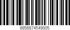 Código de barras (EAN, GTIN, SKU, ISBN): '8856974549005'