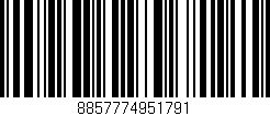 Código de barras (EAN, GTIN, SKU, ISBN): '8857774951791'