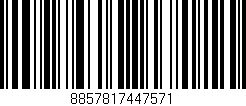 Código de barras (EAN, GTIN, SKU, ISBN): '8857817447571'