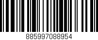 Código de barras (EAN, GTIN, SKU, ISBN): '885997088954'