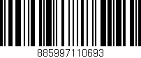 Código de barras (EAN, GTIN, SKU, ISBN): '885997110693'