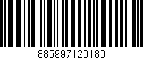 Código de barras (EAN, GTIN, SKU, ISBN): '885997120180'