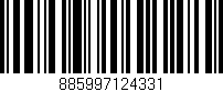 Código de barras (EAN, GTIN, SKU, ISBN): '885997124331'