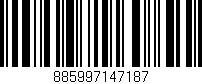 Código de barras (EAN, GTIN, SKU, ISBN): '885997147187'