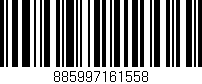 Código de barras (EAN, GTIN, SKU, ISBN): '885997161558'