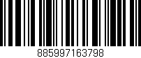Código de barras (EAN, GTIN, SKU, ISBN): '885997163798'
