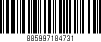 Código de barras (EAN, GTIN, SKU, ISBN): '885997184731'