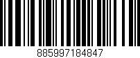 Código de barras (EAN, GTIN, SKU, ISBN): '885997184847'