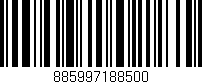 Código de barras (EAN, GTIN, SKU, ISBN): '885997188500'