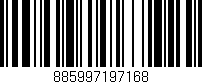 Código de barras (EAN, GTIN, SKU, ISBN): '885997197168'