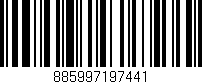 Código de barras (EAN, GTIN, SKU, ISBN): '885997197441'