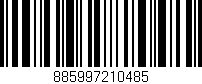 Código de barras (EAN, GTIN, SKU, ISBN): '885997210485'