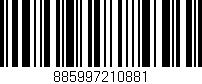 Código de barras (EAN, GTIN, SKU, ISBN): '885997210881'