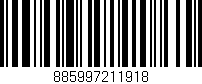 Código de barras (EAN, GTIN, SKU, ISBN): '885997211918'