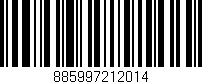 Código de barras (EAN, GTIN, SKU, ISBN): '885997212014'