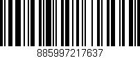 Código de barras (EAN, GTIN, SKU, ISBN): '885997217637'