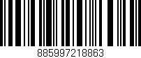 Código de barras (EAN, GTIN, SKU, ISBN): '885997218863'