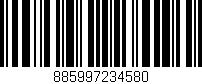 Código de barras (EAN, GTIN, SKU, ISBN): '885997234580'