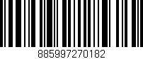 Código de barras (EAN, GTIN, SKU, ISBN): '885997270182'