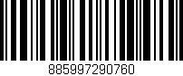 Código de barras (EAN, GTIN, SKU, ISBN): '885997290760'