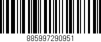 Código de barras (EAN, GTIN, SKU, ISBN): '885997290951'