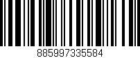 Código de barras (EAN, GTIN, SKU, ISBN): '885997335584'