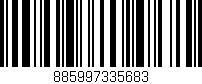 Código de barras (EAN, GTIN, SKU, ISBN): '885997335683'