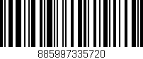 Código de barras (EAN, GTIN, SKU, ISBN): '885997335720'