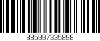 Código de barras (EAN, GTIN, SKU, ISBN): '885997335898'