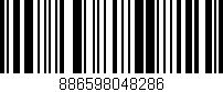 Código de barras (EAN, GTIN, SKU, ISBN): '886598048286'