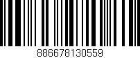 Código de barras (EAN, GTIN, SKU, ISBN): '886678130559'