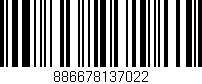 Código de barras (EAN, GTIN, SKU, ISBN): '886678137022'