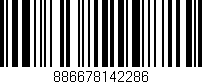 Código de barras (EAN, GTIN, SKU, ISBN): '886678142286'