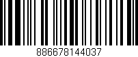 Código de barras (EAN, GTIN, SKU, ISBN): '886678144037'