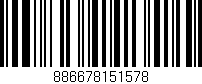 Código de barras (EAN, GTIN, SKU, ISBN): '886678151578'