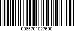 Código de barras (EAN, GTIN, SKU, ISBN): '8866781827630'