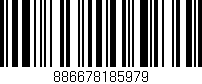 Código de barras (EAN, GTIN, SKU, ISBN): '886678185979'