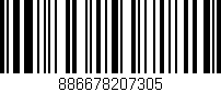 Código de barras (EAN, GTIN, SKU, ISBN): '886678207305'