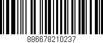 Código de barras (EAN, GTIN, SKU, ISBN): '886678210237'