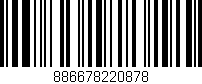 Código de barras (EAN, GTIN, SKU, ISBN): '886678220878'