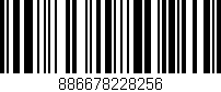 Código de barras (EAN, GTIN, SKU, ISBN): '886678228256'
