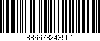 Código de barras (EAN, GTIN, SKU, ISBN): '886678243501'