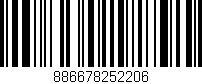 Código de barras (EAN, GTIN, SKU, ISBN): '886678252206'