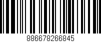 Código de barras (EAN, GTIN, SKU, ISBN): '886678266845'