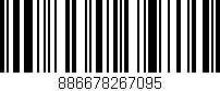 Código de barras (EAN, GTIN, SKU, ISBN): '886678267095'