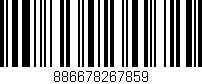 Código de barras (EAN, GTIN, SKU, ISBN): '886678267859'