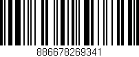 Código de barras (EAN, GTIN, SKU, ISBN): '886678269341'