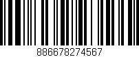 Código de barras (EAN, GTIN, SKU, ISBN): '886678274567'