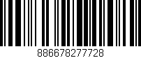 Código de barras (EAN, GTIN, SKU, ISBN): '886678277728'
