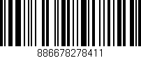 Código de barras (EAN, GTIN, SKU, ISBN): '886678278411'